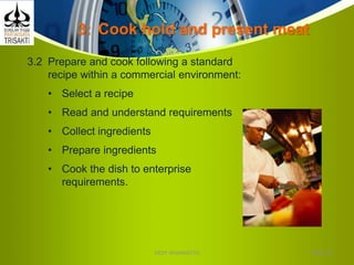Identify and prepare various meats | PPTX