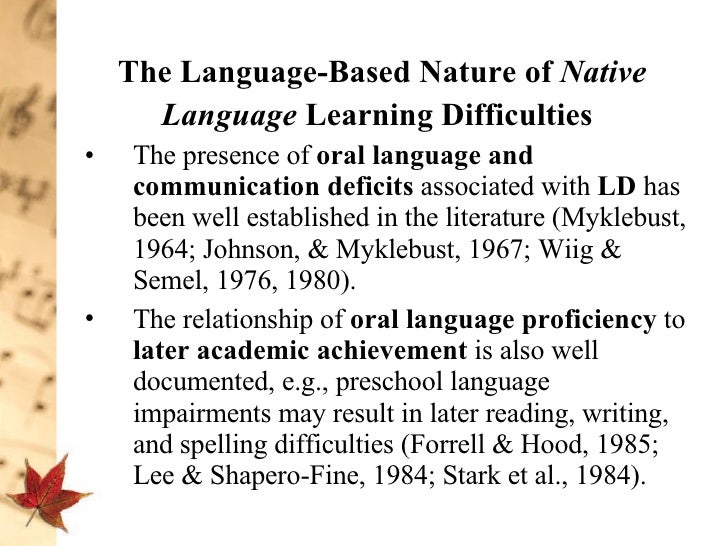 Identifying Native Language Difficulties Among Foreign Language Learn…