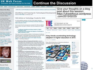 35
Continue the Discussion
Give your thoughts on a blog
post about this session:
https://ukwebfocus.wordpress
.com/2015/02/25/
 