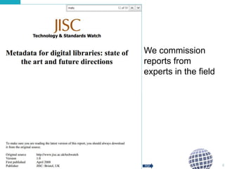 We commission
reports from
experts in the field
8PDF
 