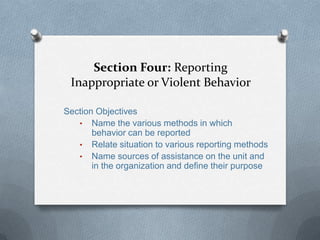 Identifying and responding to workplace issues[1] | PPTX