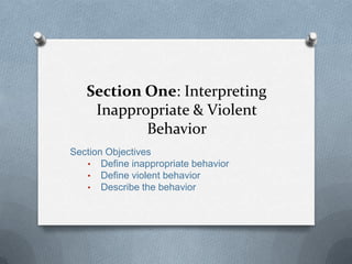 Identifying and responding to workplace issues[1] | PPTX