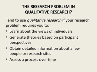 Comprehensive Guide to Identifying and Writing Research Problems in ...