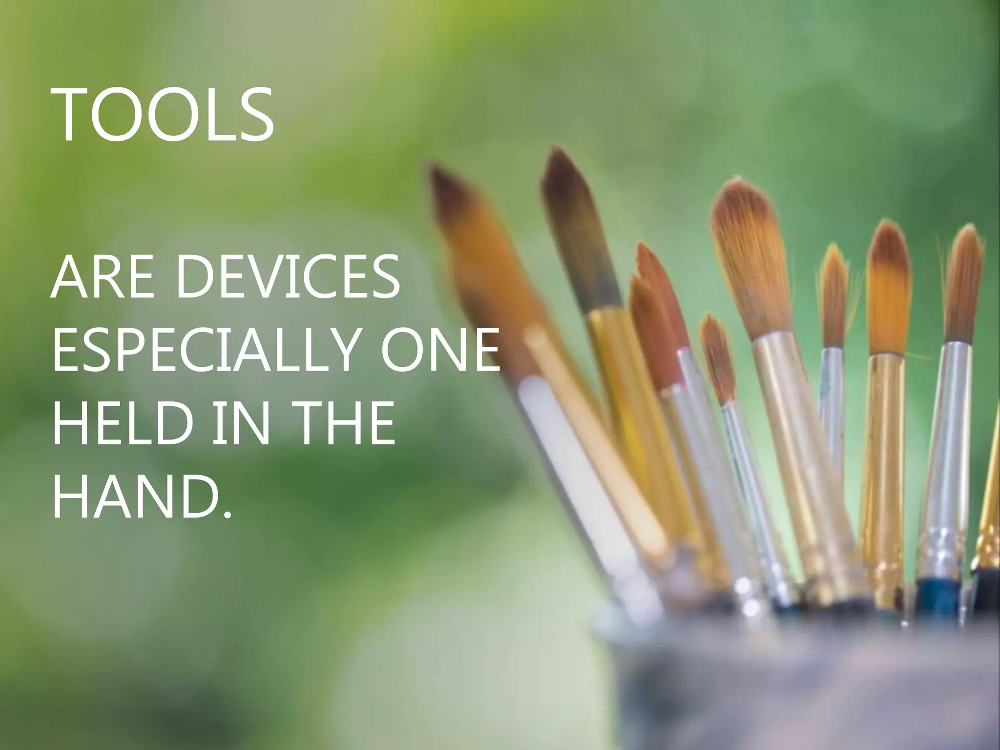 Identifying caregiving tools, equipment, and paraphernalia PPT