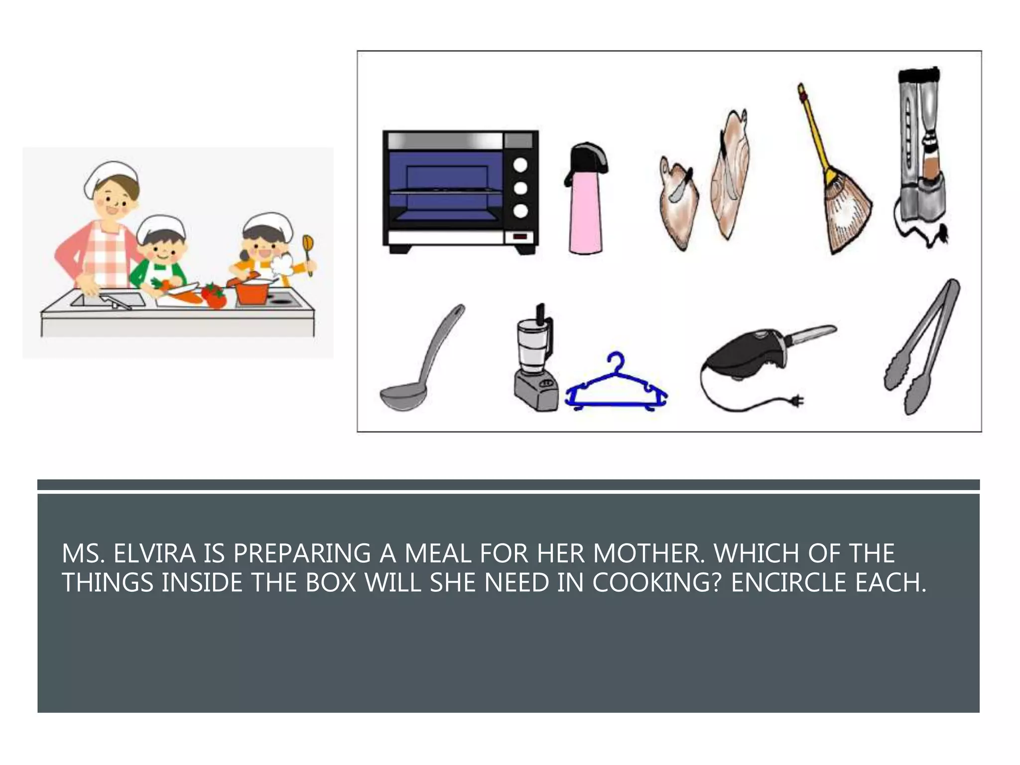 Identifying caregiving tools, equipment, and paraphernalia PPT