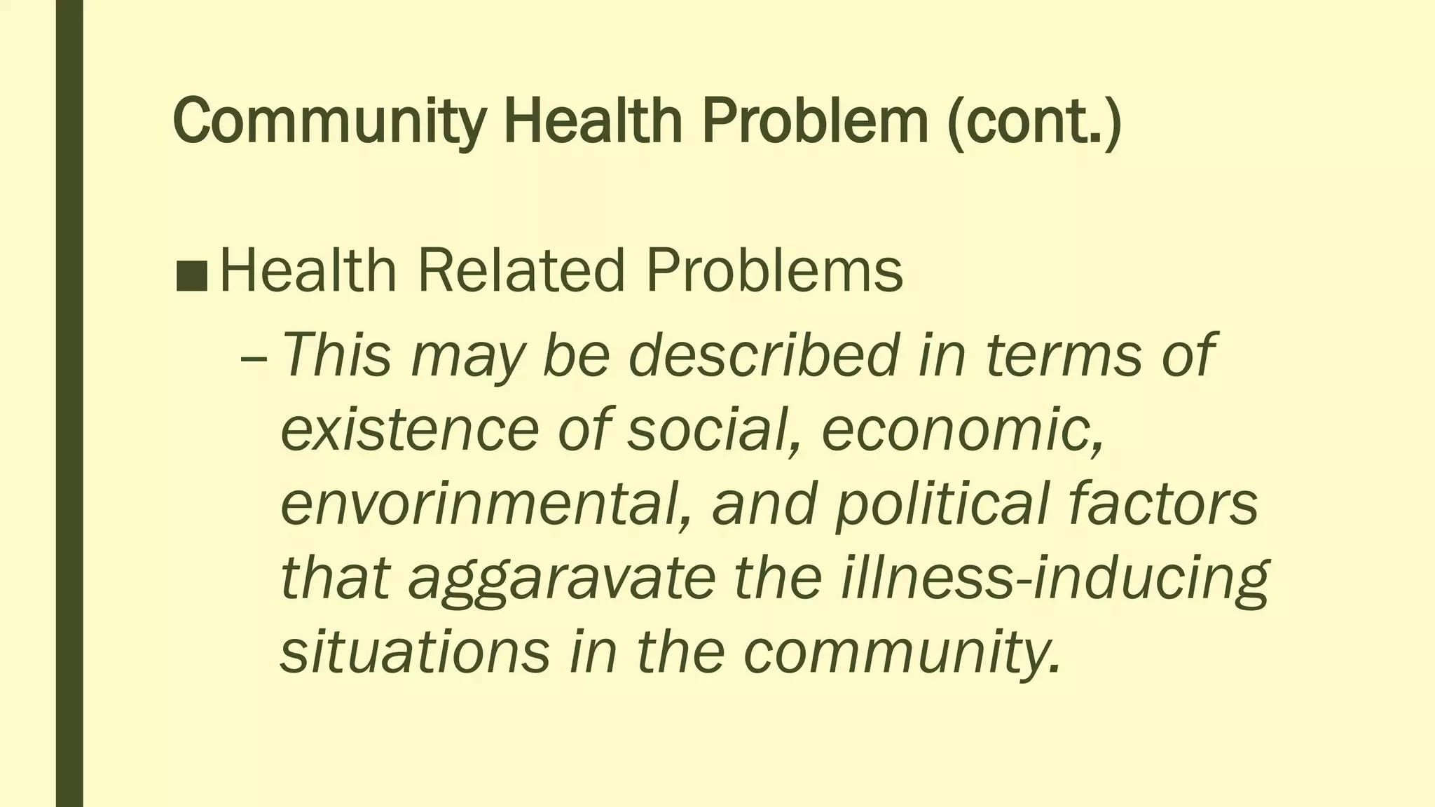 Identifying community health problem PDF