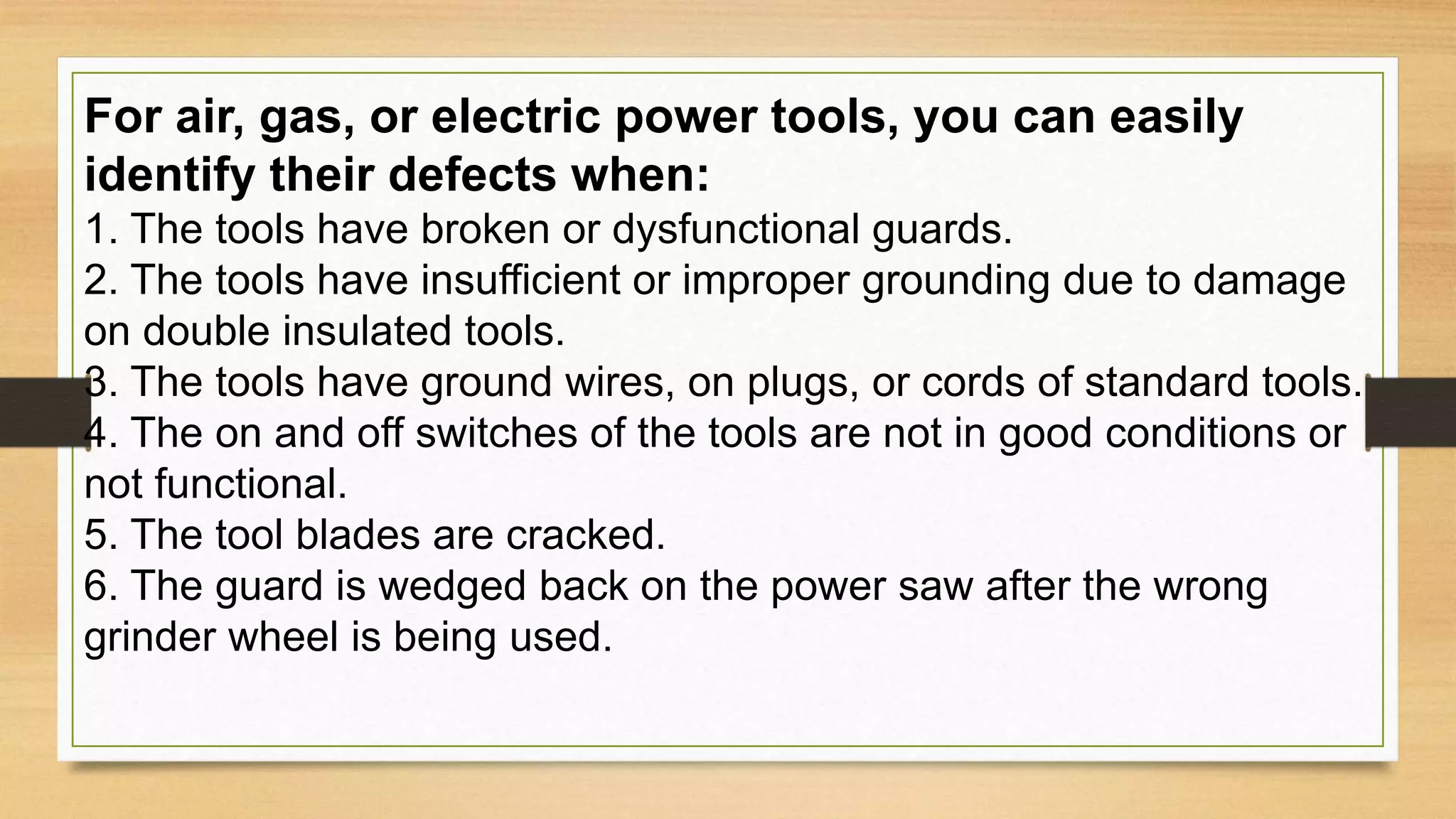 IDENTIFYING DEFECTIVE TOOLS.pptx