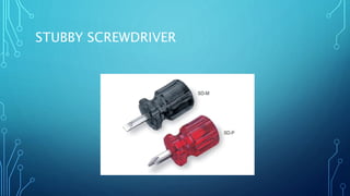 STUBBY SCREWDRIVER