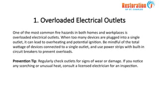 Identifying Fire Hazards: 7 Common Risks in the Workplace and Home | PPT