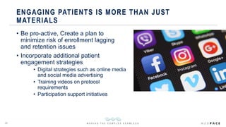 Engaging Support Materials Identifying High Performing Sites and Engaging Patients | PPTX