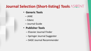 Elsevier Journal Finder: How to Select an Appropriate Journal for  Publishing - Enago Academy