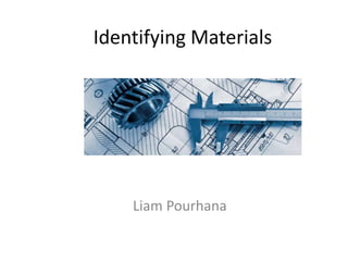 Identifying Materials
Liam Pourhana
 