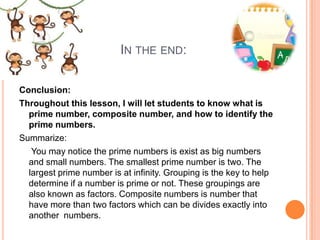 Identifying prime numbers | PPT