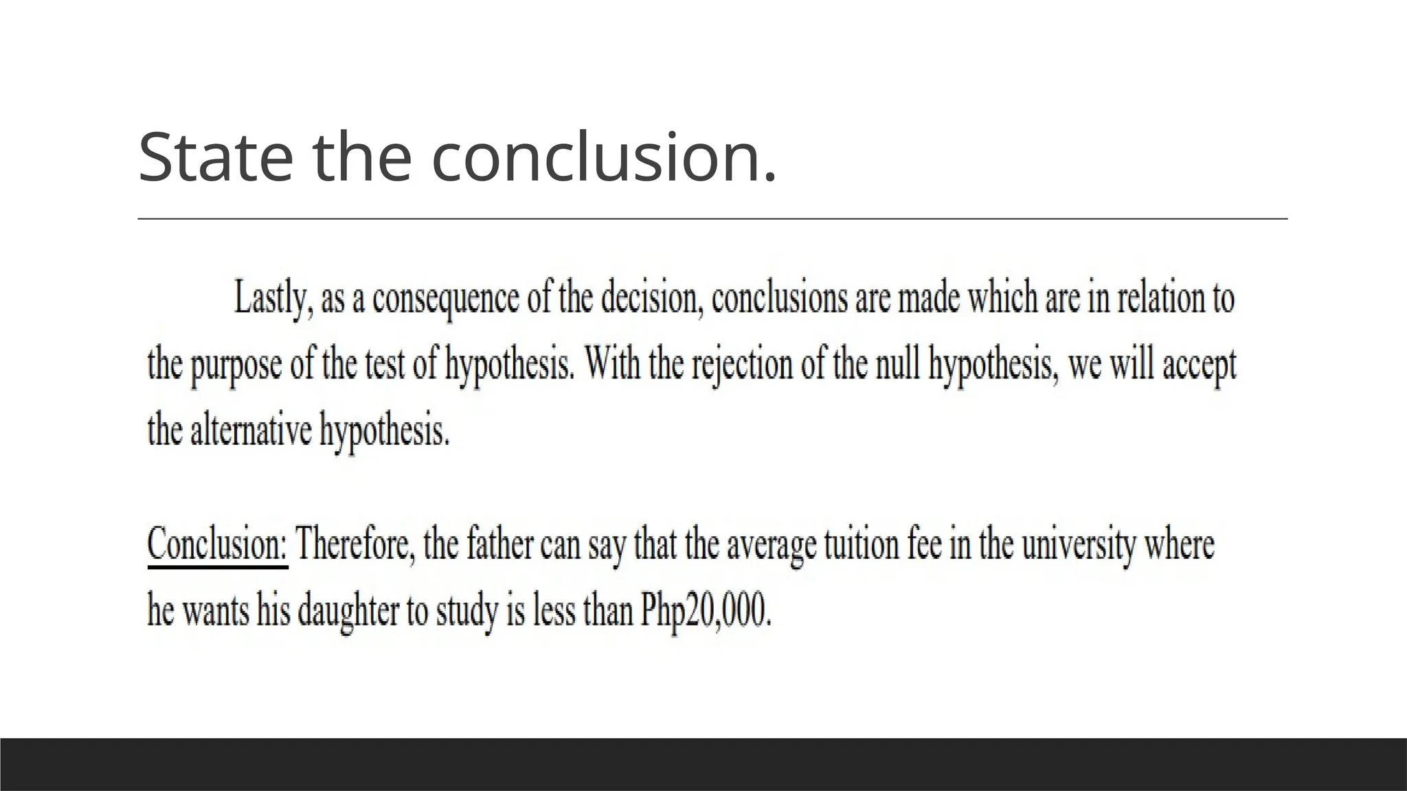 State the conclusion.
 