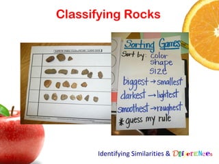 Classifying Rocks




      Identifying Similarities & Differences
 