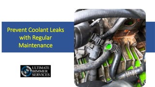 Identifying the Most Common Coolant Leak in BMW Vehicles | PPTX