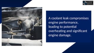 Identifying the Most Common Coolant Leak in BMW Vehicles | PPTX