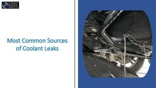 Identifying the Most Common Coolant Leak in BMW Vehicles | PPTX