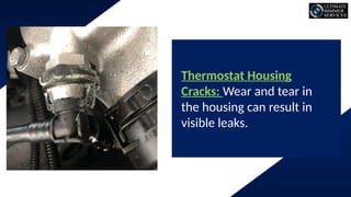 Identifying the Most Common Coolant Leak in BMW Vehicles PPTX