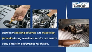Identifying the Most Common Oil Leak Issues in Audi Vehicles PPTX