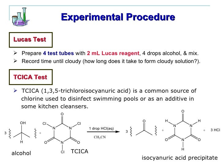 Identifying Unknown Alcohol Fall 09