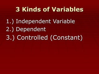 Identifying Variables .ppt
