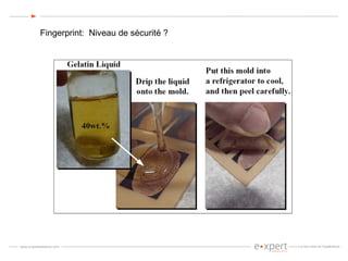 Fingerprint:  Niveau de sécurité ? 