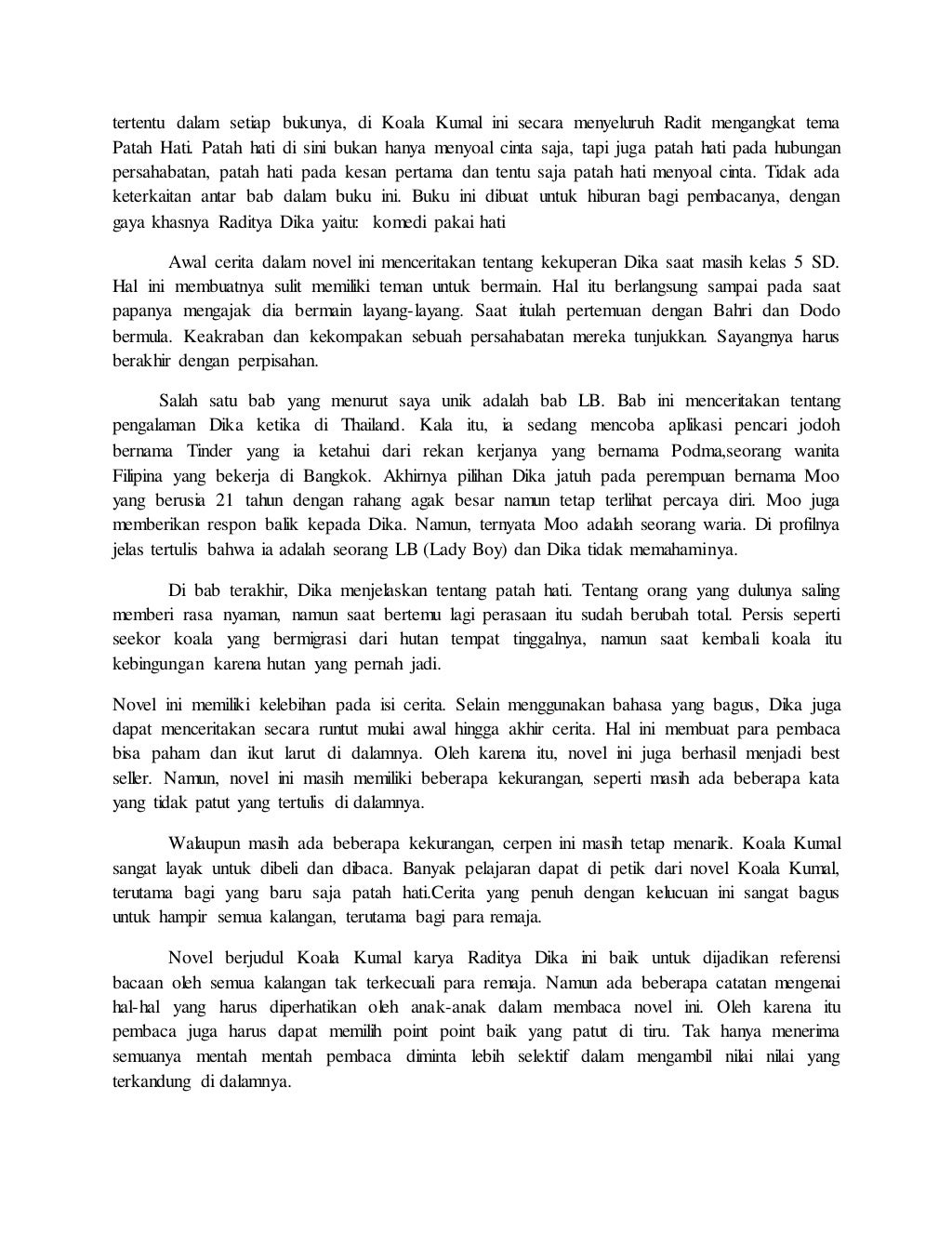 Teks Ulasan Buku Non-Akademik