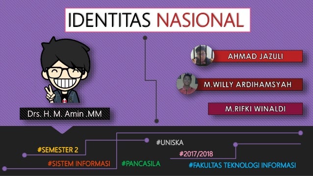 Identitas Nasional Bentuk Ppt Powerpoint