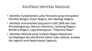 Identitas Nasional Indonesia - PKn