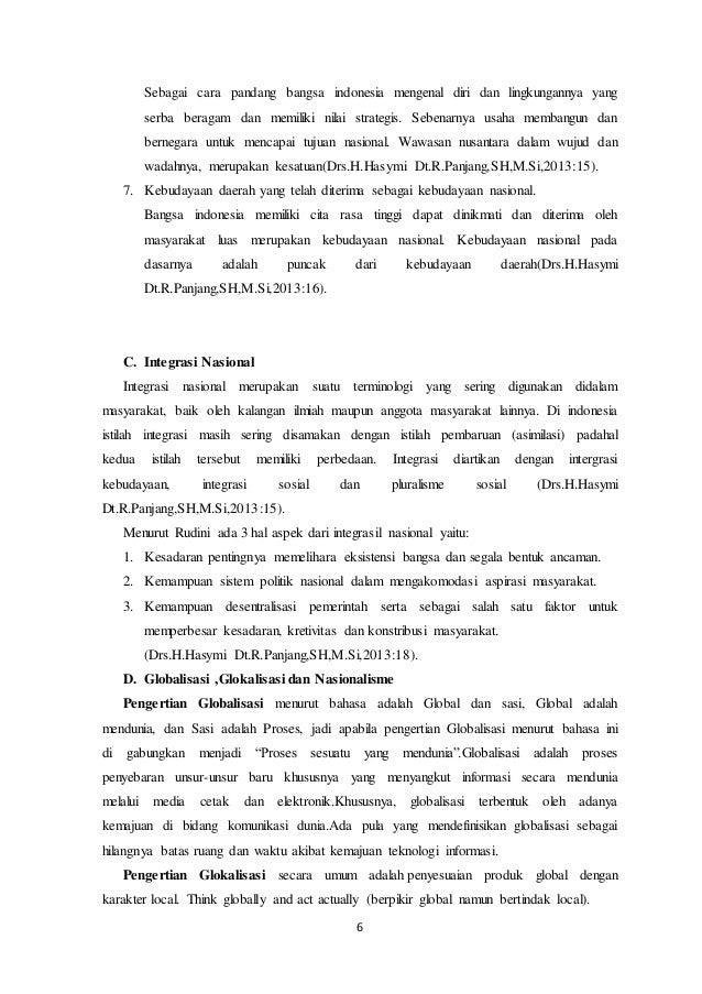 Identitas Nasional Dan Globalisasi