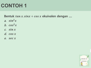 Identitas trigonometri | PPT