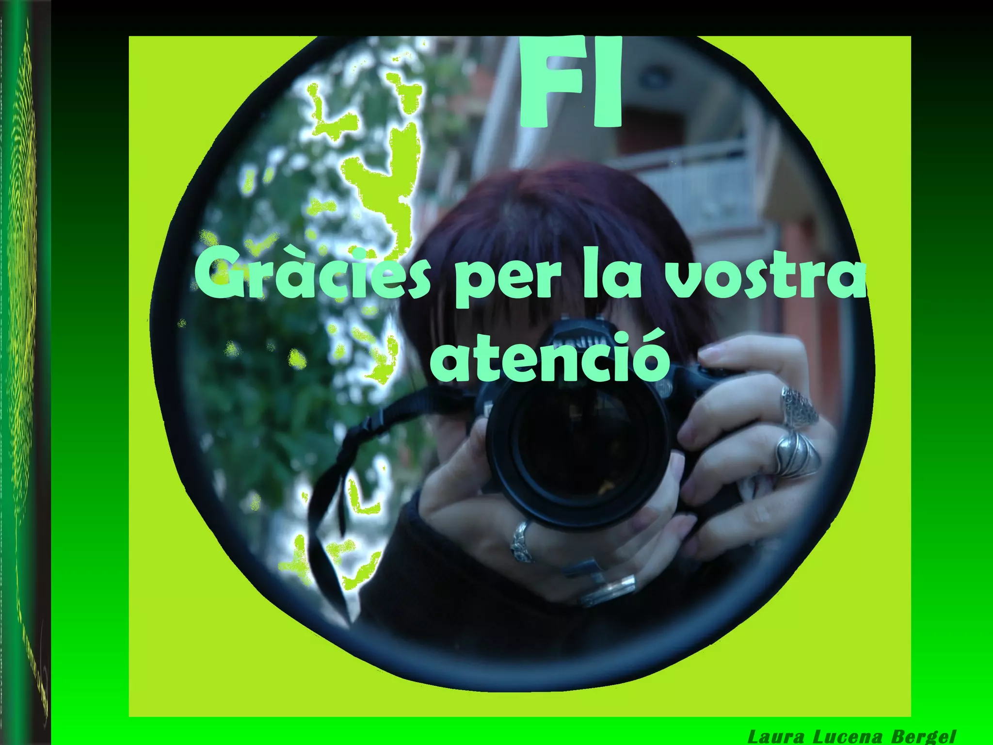 FI Gràcies per la vostra atenció Laura Lucena Bergel 