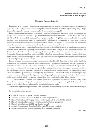 IDENTITĂŢILE CHIŞINĂULUI