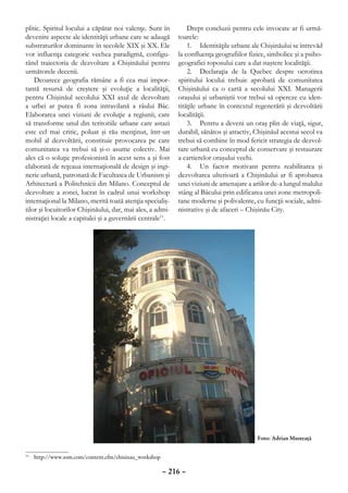 IDENTITĂŢILE CHIŞINĂULUI