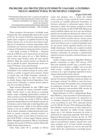 IDENTITĂŢILE CHIŞINĂULUI