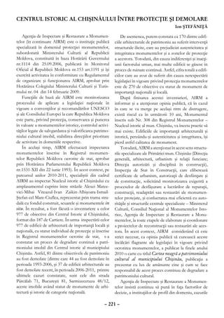 IDENTITĂŢILE CHIŞINĂULUI