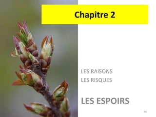 Chapitre 2 LES RAISONS LES RISQUES LES ESPOIRS 