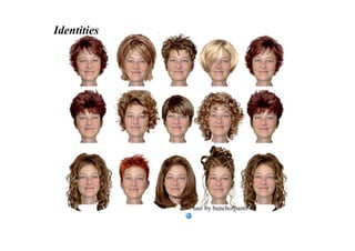 Identities




             hair by bunchofpants
 