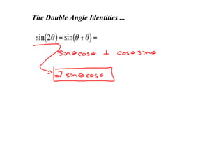 The Double Angle Identities ...