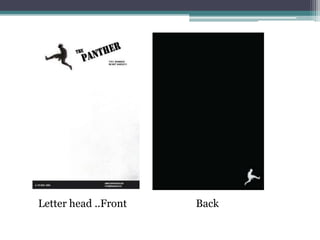 Letter head ..Front   Back
 
