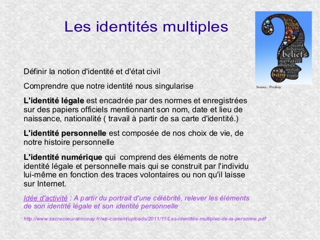 Quels Sont Les Caractères De L’Identité ? – OJOP