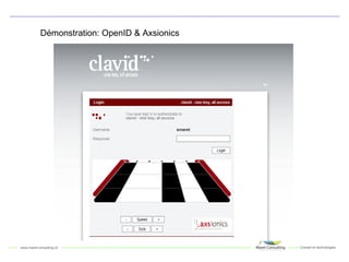 Démonstration: OpenID & Axsionics 