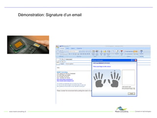 Démonstration: Signature d’un email 
