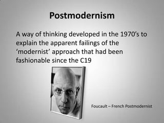 NB: Personal and social identities do not necessarily match – a person perceived by others to be female may see themselves as a man trapped in a woman’s bodyThe Traditional View In the past, identity was seen as being relatively stable, widely shared and based on one or two key factors, like class and nationality