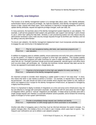 Best Practices for Identity Management Projects | PDF