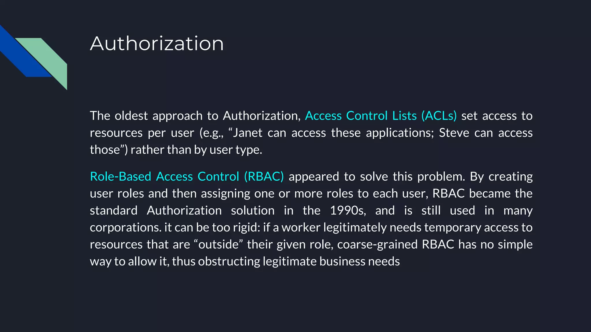 Identity and access management | PPTX