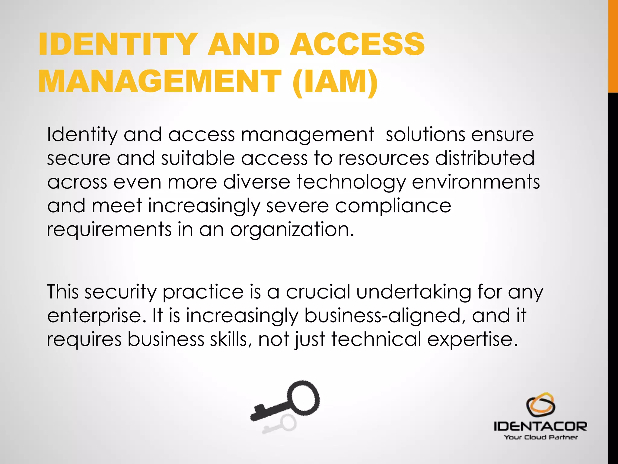 Identity and Access Management (IAM) | PPTX
