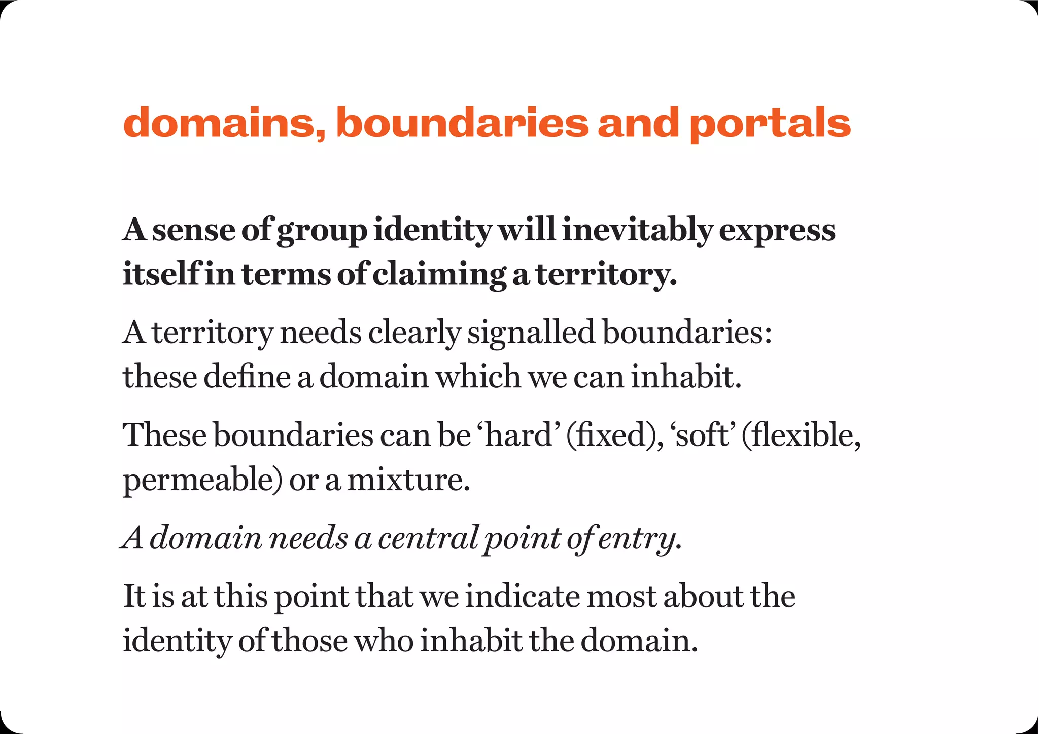 Identity and belonging