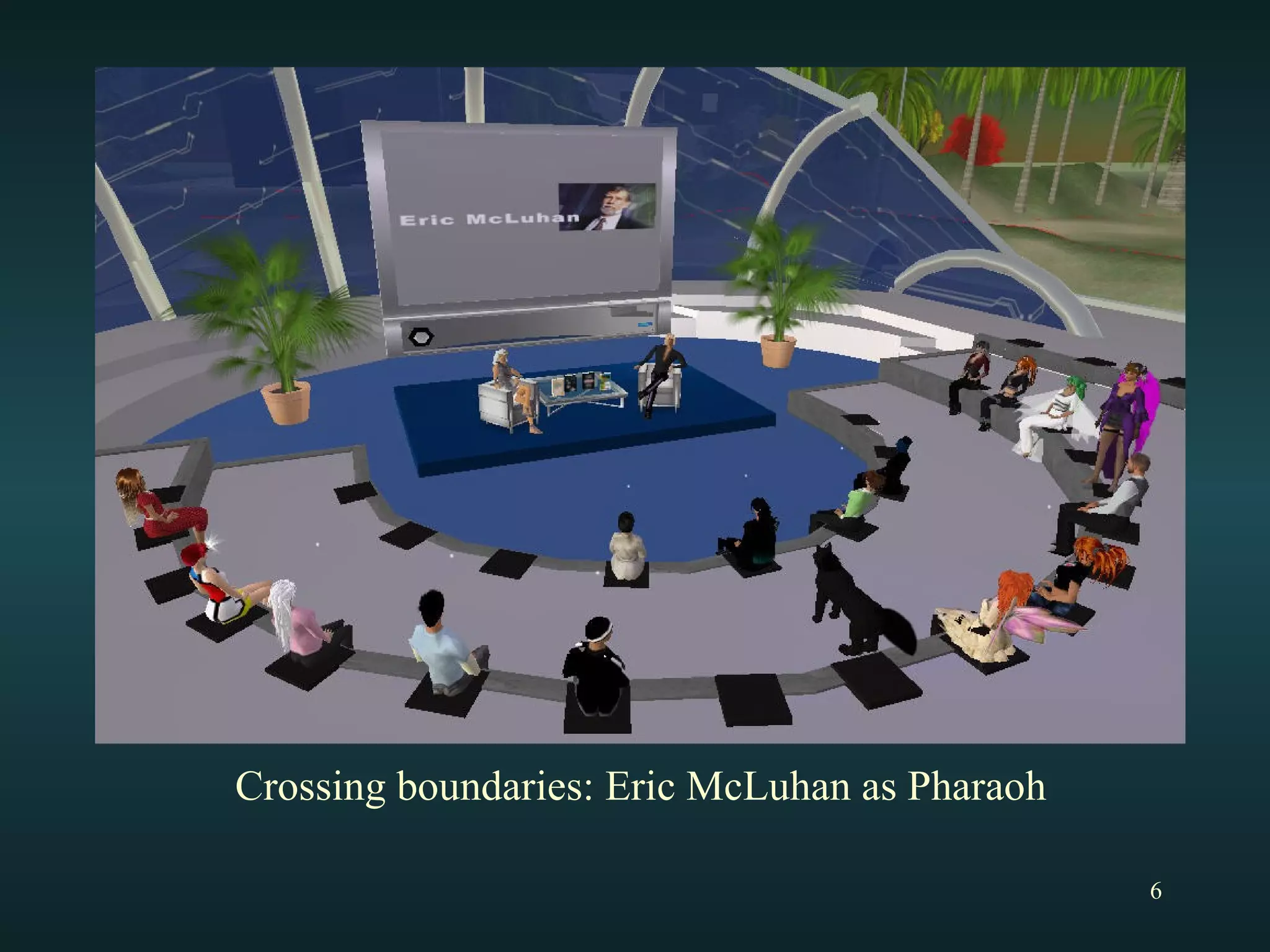 Crossing boundaries: Eric McLuhan as Pharaoh 